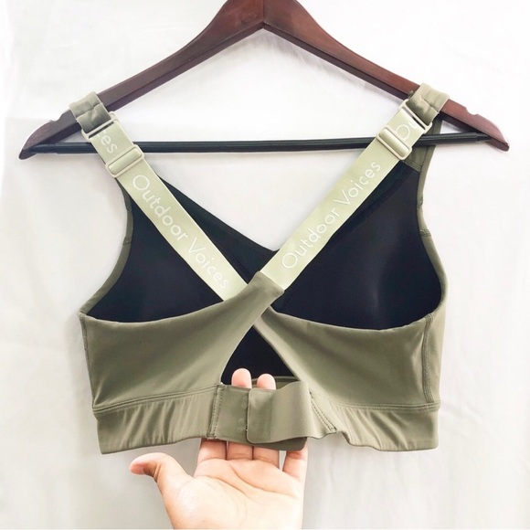 OUTDOOR VOICES | GREEN CIRCUIT SPORTS BRA L/XL - Picture 6 of 6